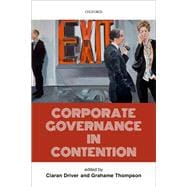 Corporate Governance in Contention