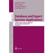 Database and Expert Systems Applications: 12th International Conference, Dexa 2001, Munich, Gemany, September 3-5, 2001 : Proceedings