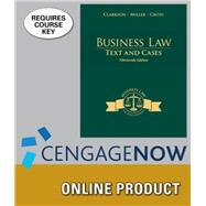 CengageNOW (with Digital Video Library) for Clarkson/Miller/Cross' Business Law: Text and Cases, 13th Edition, [Instant Access], 1 term