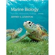 Marine Biology Function, Biodiversity, Ecology