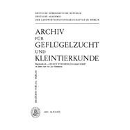 Archiv für Geflügelzucht und Kleintierkunde. Band 14, Heft 1
