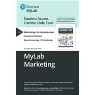 MyLab Marketing with Pearson eText -- Combo Access Card -- for Marketing An Introduction