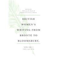 British Women's Writing from Brontë to Bloomsbury