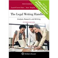 The Legal Writing Handbook Analysis, Research, and Writing