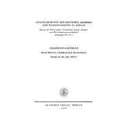 Monumenta Germaniae Historica: Bericht für das Jahr 1956/57