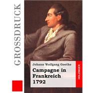 Campagne in Frankreich 1792 - Grossdruck