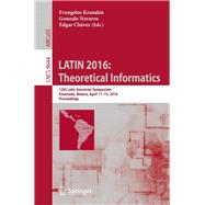 Latin 2016 - Theoretical Informatics