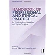 Handbook of Professional and Ethical Practice for Psychologists, Counsellors and Psychotherapists