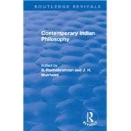 Revival: Contemporary Indian Philosophy (1936)