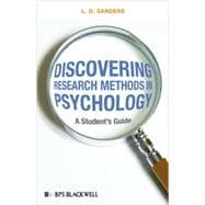 Discovering Research Methods in Psychology A Student's Guide