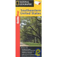 National Geographic Guide Map Southeastern United States of America