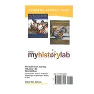 MyHistoryLab Student Access Code Card for the African-American Odyssey Volumes 1 And 2, (standalone)