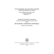 Monumenta Germaniae Historica: Bericht für das Jahr 1959/60