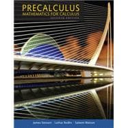 Precalculus:Mathematics F/ Calculus High School Ed