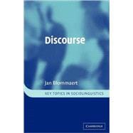 Discourse: A Critical Introduction