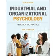 Industrial and Organizational Psychology: Research and Practice,9781119805311