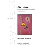 Syntax: A Generative Introduction, 3rd Edition