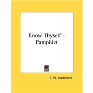 Know Thyself