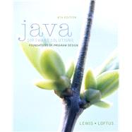 Java Software Solutions Foundations of Program Design,
