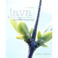Java Software Solutions Foundations of Program Design,,9780133795318