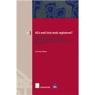 All's Well that Ends Registered? The substantive and private international law aspects of non-marital registered relationships in Europe