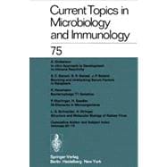 Current Topics in Microbiology and Immunology / Ergebnisse Der Microbiologie Und Immunitätsforschung