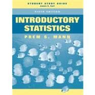 Introductory Statistics, Student Study Guide , 6th Edition