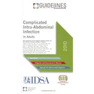 Complicated Intra-Abdominal Infection Guidelines Pocketcard 2010: In Adults