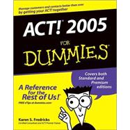 ACT! 2005 for Dummies®