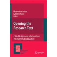 Opening the Research Text