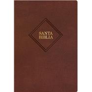 RVR 1960 Biblia letra supergigante edición 2023, marrón piel fabricada con índice Tabulación defectuosa