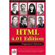 HTML 4.01 Programmer's Reference