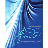 ¡Anda! Curso intermedio, Volume 1 Plus MySpanishLab with eText -- Access Card Package