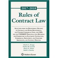 Rules of Contract Law, 2017-2018 Statutory Supplement (Supplements)