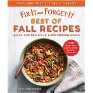 Fix-it and Forget-it Best of Fall Recipes,9781680995350
