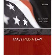 Mass Media Law, 2005/2006 Edition with PowerWeb and Free Student CD-ROM