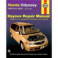 Honda Odyssey 1999 Thru 2004