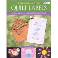 One-Of-A-Kind Quilt Labels