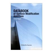 Databook of Surface Modification Additives book cover, ISBN 9781927885352