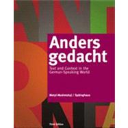 Anders gedacht: Text and Context in the German-Speaking World