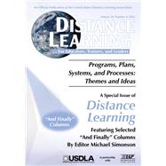Distance Learning: Volume 20 #4