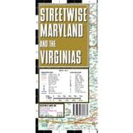 Streetwise Maryland & the Virginias: State Road Map of Maryland & Virginia