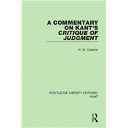 A Commentary on Kant's Critique of Judgement