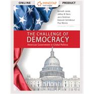 MindTap for Janda/Berry/Goldman/Schildkraut/Manna's The Challenge of Democracy: American Government in Global Politics, Enhanced, 1 term Printed Access Card