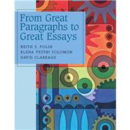 From Great Paragraphs To Great Essays