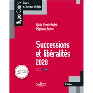 Successions et libéralités 2020 - 6e éd.