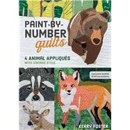 Paint-by-Number Quilts 4 Animal Appliqués with Vintage Style
