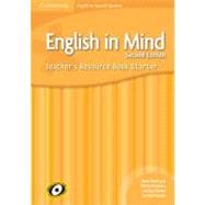 English in Mind for Spanish Speakers Starter Level Teacher's Resource Book + Audio Cds