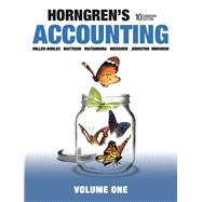 Accounting, Volume 2, Tenth Canadian Edition,
