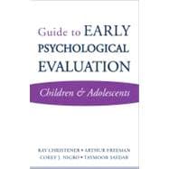 Guide To Early Psy Eval:Child Pa